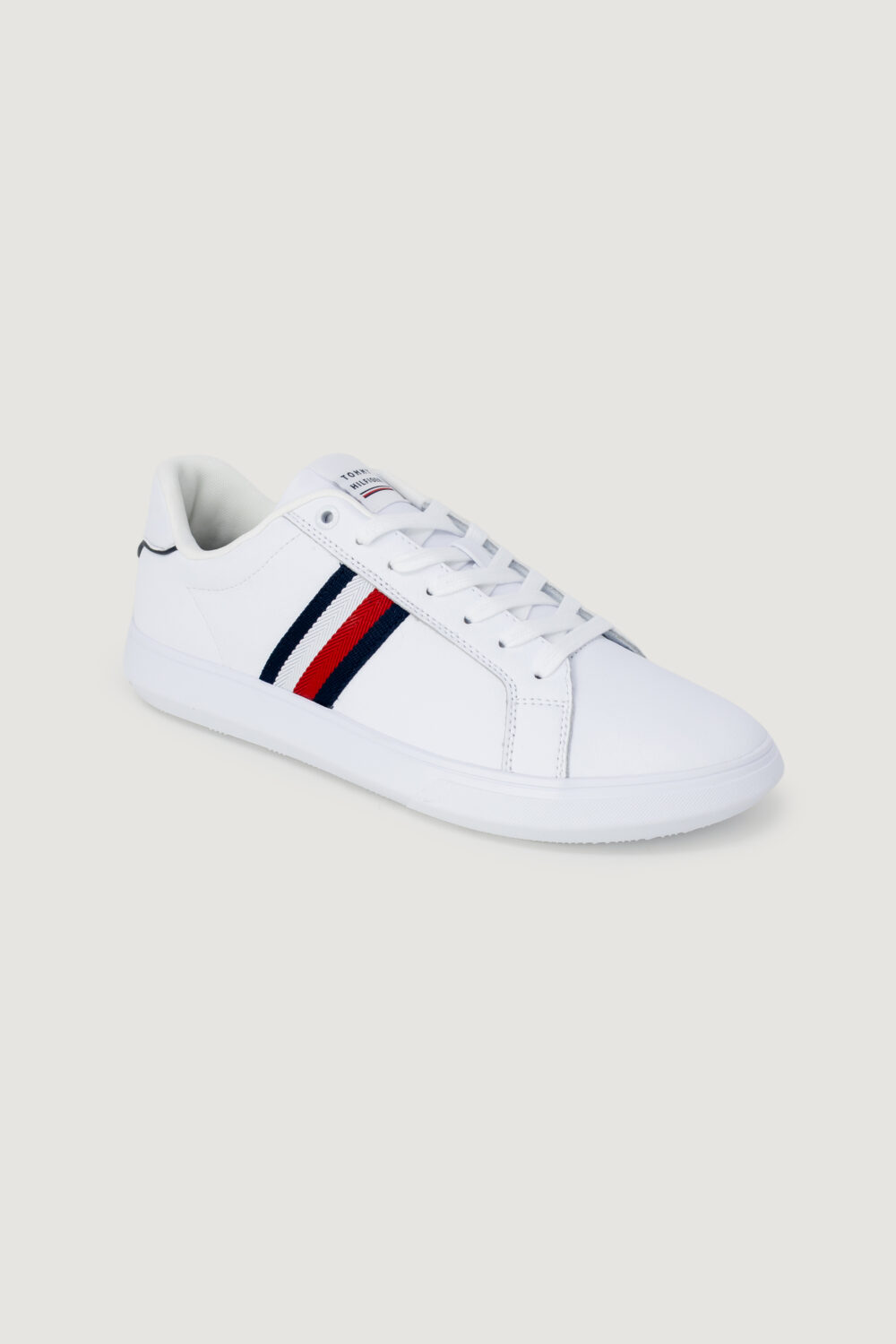 Sneakers Tommy Hilfiger Jeans CORPORATE LEATHER CU Bianco - Foto 3