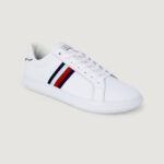 Sneakers Tommy Hilfiger Jeans CORPORATE LEATHER CU Bianco - Foto 3