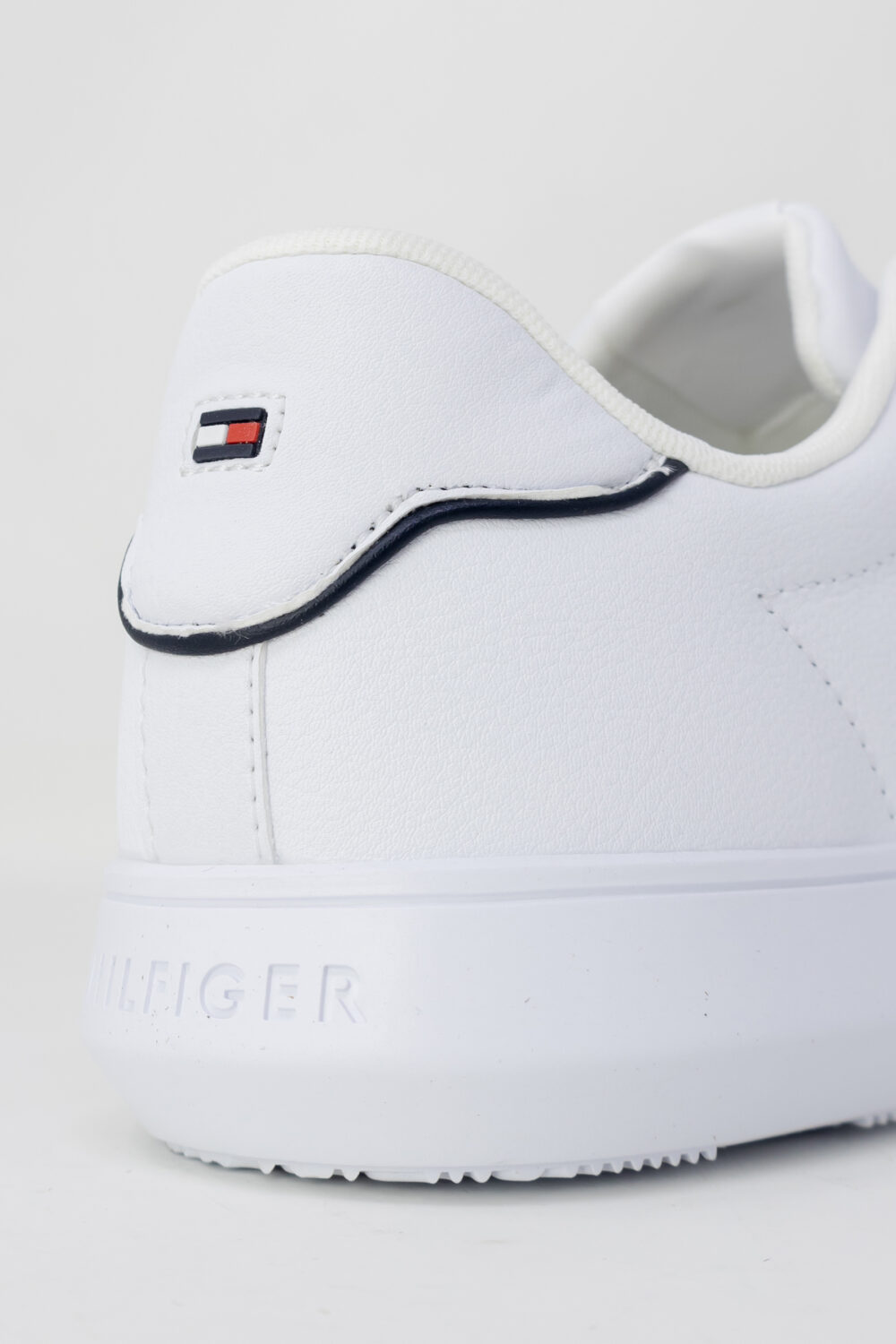 Sneakers Tommy Hilfiger Jeans CORPORATE LEATHER CU Bianco - Foto 5