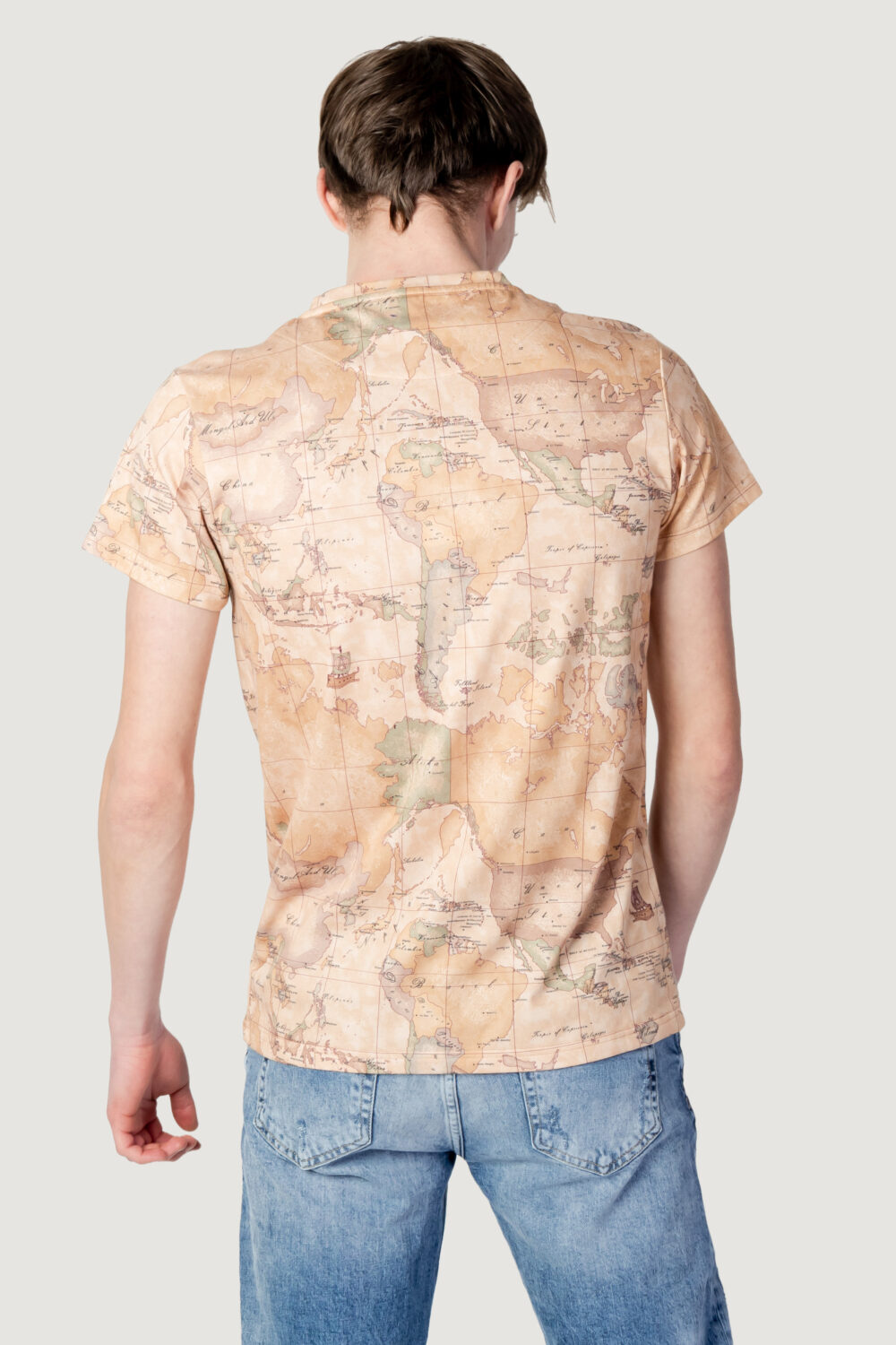 T-shirt Alviero Martini Prima Classe T-SHIRT MANICA CORTA UOMO Beige - Foto 4