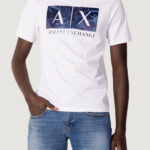 T-shirt Armani Exchange PATCH RASO Bianco - Foto 1