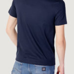 T-shirt Armani Exchange PATCH RASO Blu - Foto 3