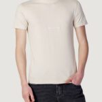 T-shirt Calvin Klein Jeans INSTITUTIONAL TEE Beige - Foto 1