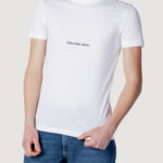 T-shirt Calvin Klein Jeans INSTITUTIONAL TEE Bianco - Foto 1