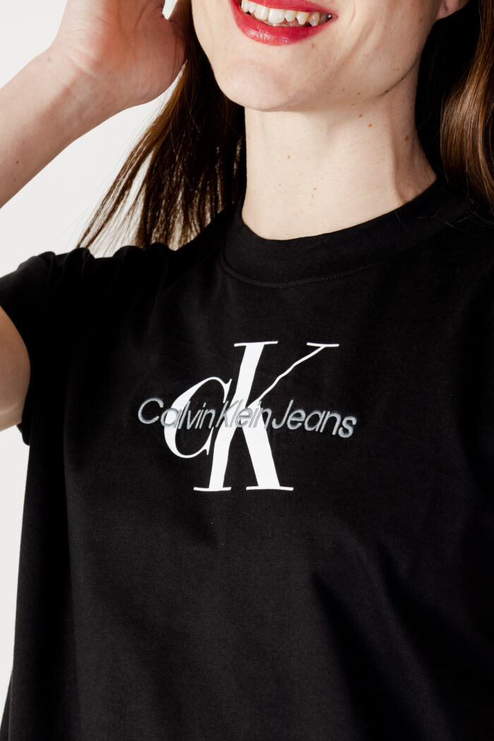 T-shirt Calvin Klein ARCHIVAL MONOLOGO RE Nero – 101439