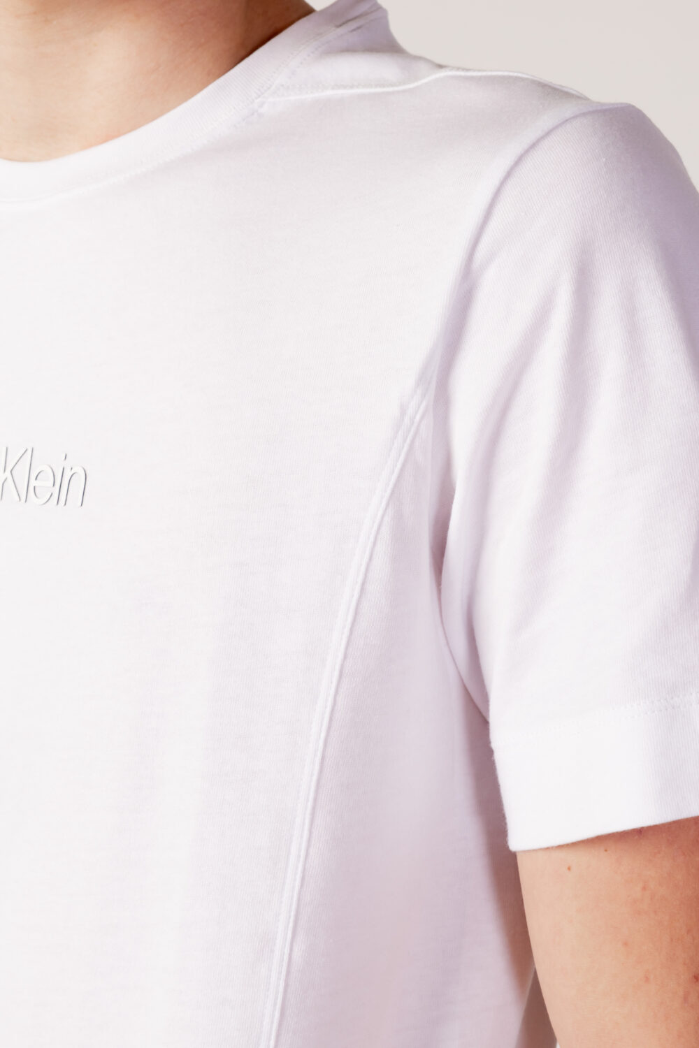 T-shirt Calvin Klein Sport PW - S/S T-Shirt 00GMS3K1082NU Bianco - Foto 3