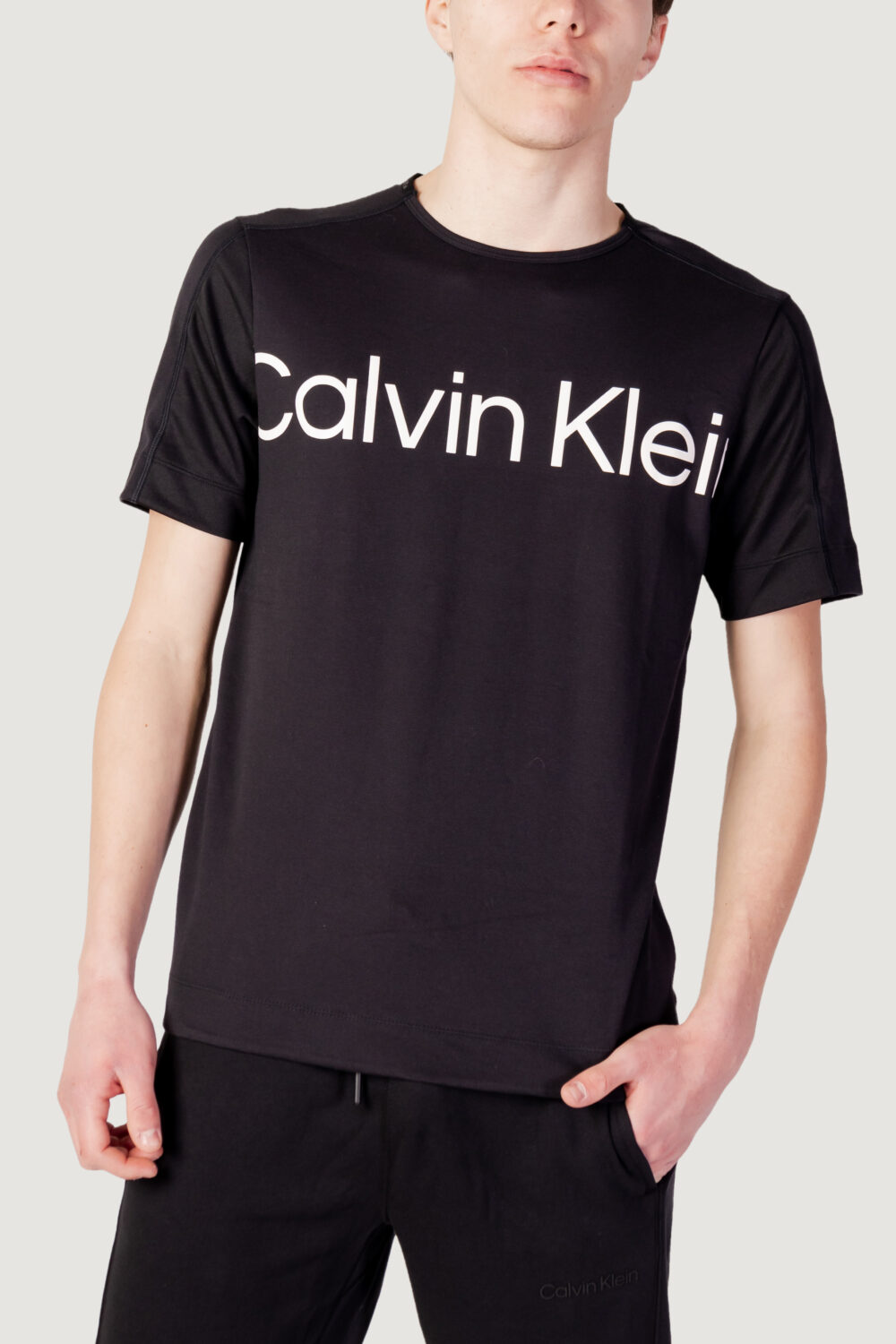 T-shirt Calvin Klein Sport WO - S/S T-Shirt Nero - Foto 1
