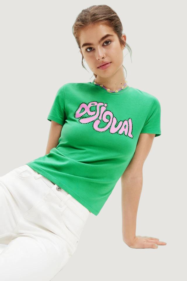 T-shirt Desigual TS BARCELONA Verde – 103132