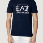 T-shirt EA7 STAMPA LOGO Blu marine - Foto 1