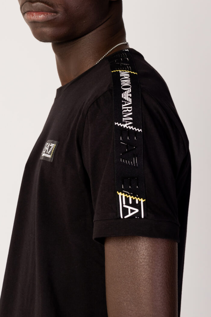 T-shirt Ea7 STAMPA LOGO Nero