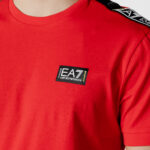 T-shirt EA7 STAMPA LOGO Rosso - Foto 2