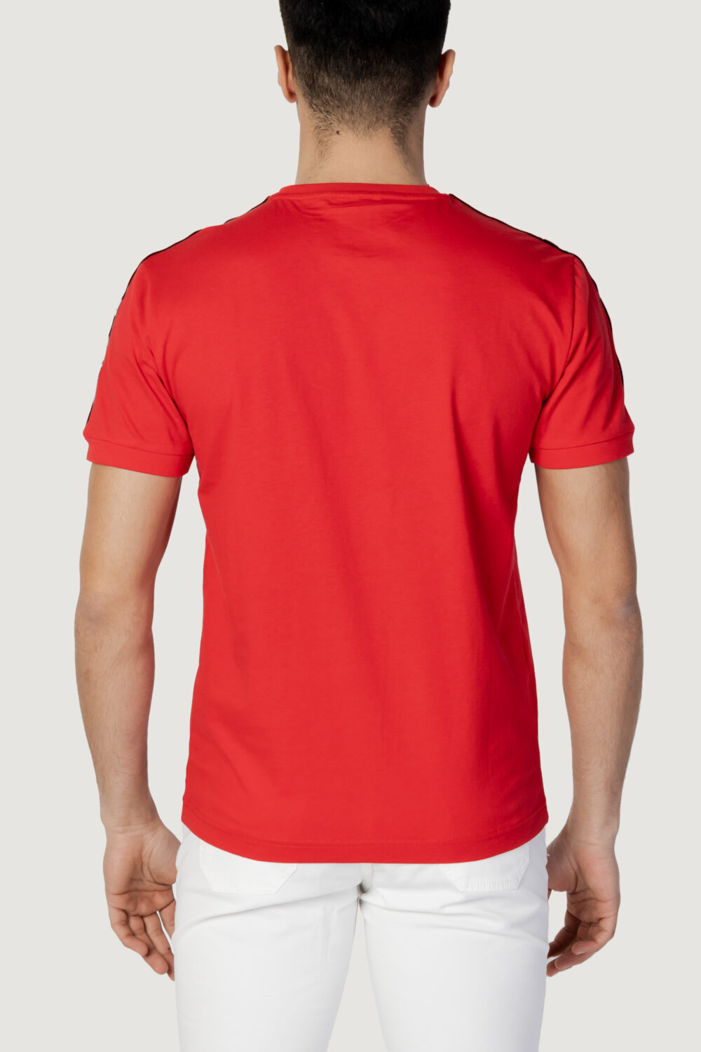 T-shirt EA7 STAMPA LOGO Rosso - Foto 3