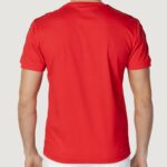 T-shirt EA7 STAMPA LOGO Rosso - Foto 3