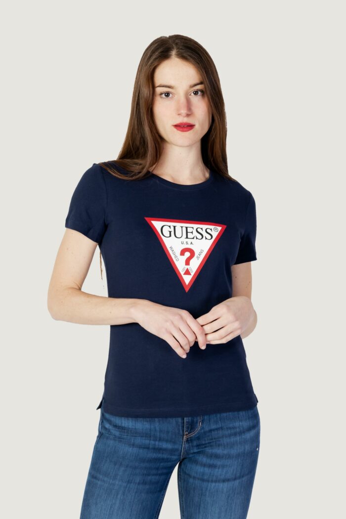 T-shirt Guess SS CN ORIGINAL TEE Blue scuro – 101296