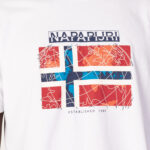 T-shirt Napapijri S-GUIRO Bianco - Foto 2