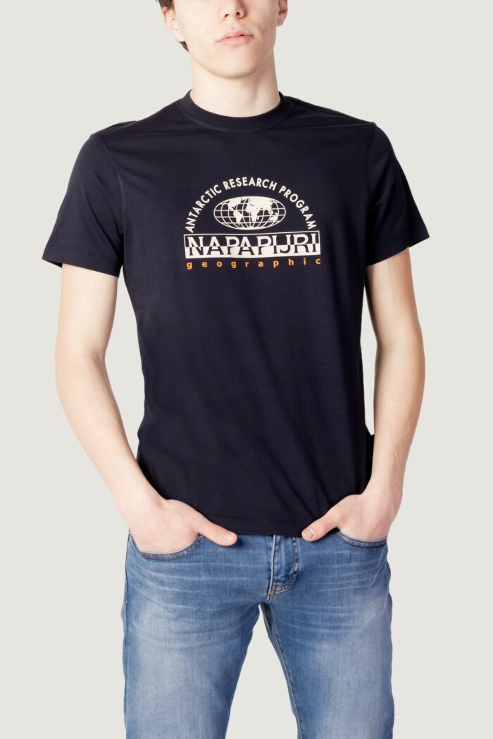 T-shirt Napapijri S-MACAS SS Blu marine – 104885