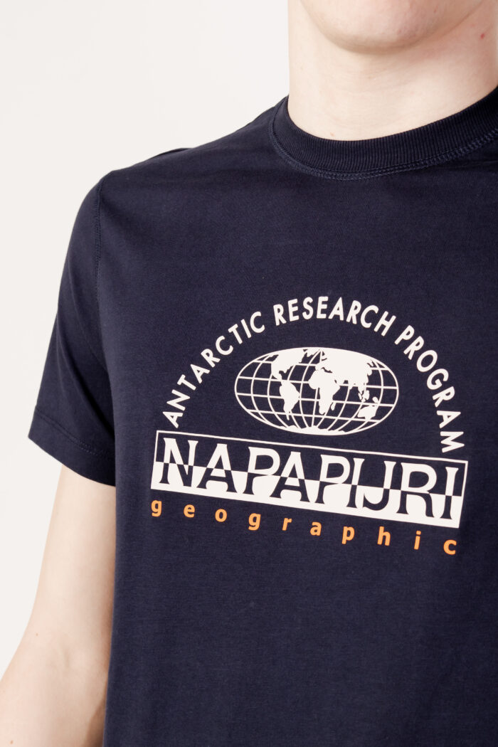T-shirt Napapijri S-MACAS SS Blu marine – 104885