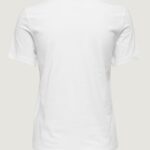 T-shirt Only ONLKITA REG S/S SMILE TOP BOX JRS Bianco - Foto 2