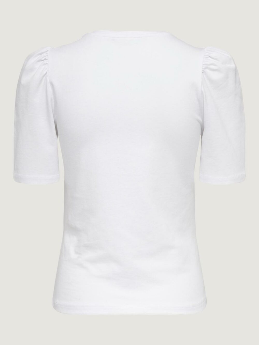 T-shirt Only ONLLIVE LOVE 2/4 PUFFTOP JRS NOOS Bianco - Foto 5