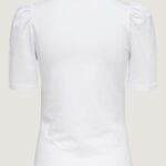 T-shirt Only ONLLIVE LOVE 2/4 PUFFTOP JRS NOOS Bianco - Foto 5