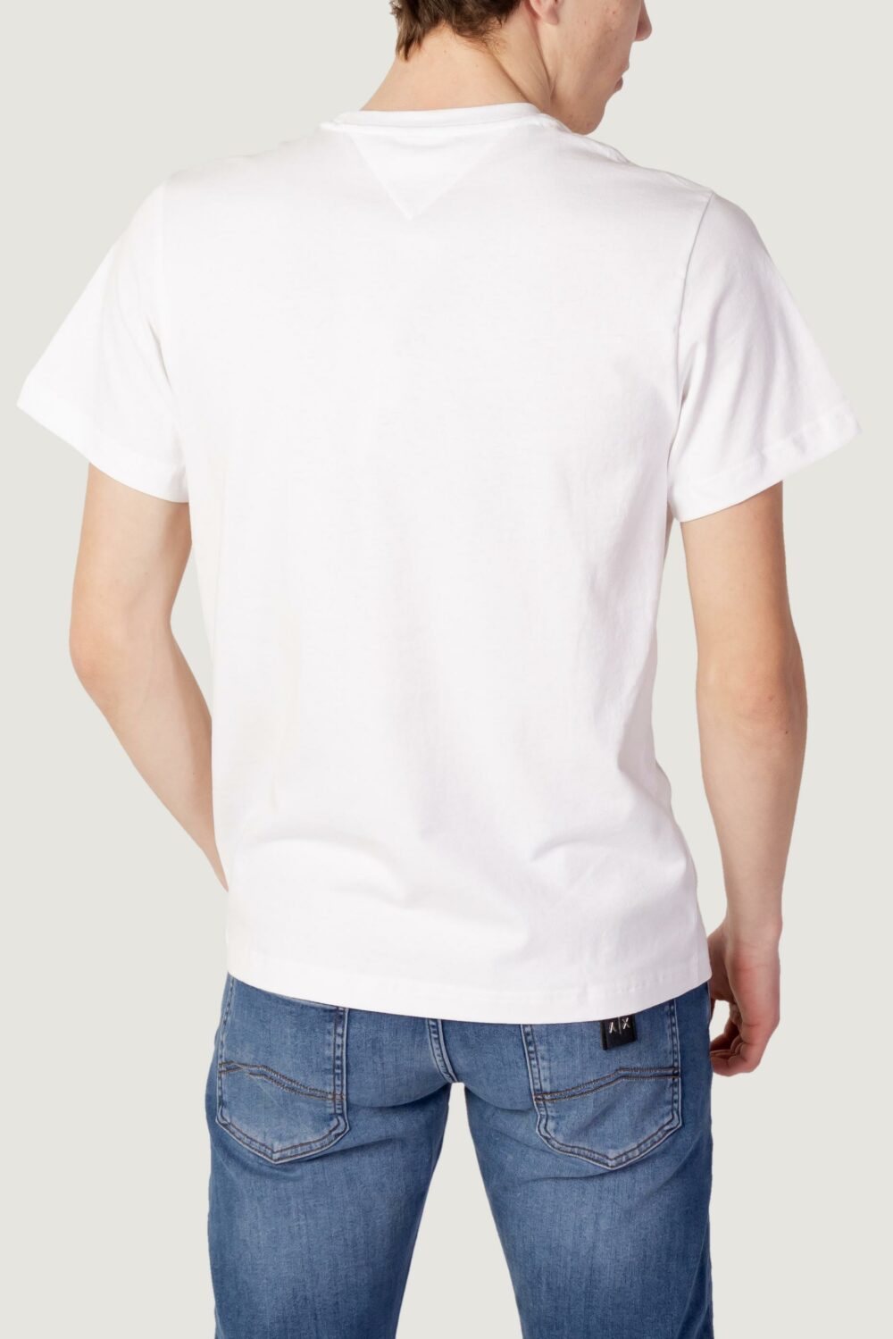 T-shirt Tommy Hilfiger Jeans TJM REG COLLEGE POP Bianco - Foto 5