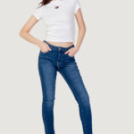 T-shirt Tommy Hilfiger Jeans TJW BBY RIB XS BADGE Bianco - Foto 3