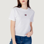T-shirt Tommy Hilfiger Jeans TJW CLS XS BADGE TEE Bianco - Foto 1