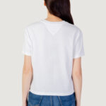 T-shirt Tommy Hilfiger Jeans TJW CLS XS BADGE TEE Bianco - Foto 4