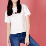 T-shirt Tommy Hilfiger Jeans TJW CLS XS BADGE TEE Bianco - Foto 2