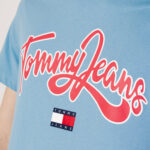 T-shirt Tommy Hilfiger Jeans TJM REG COLLEGE POP Celeste - Foto 2