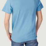 T-shirt Tommy Hilfiger Jeans TJM REG COLLEGE POP Celeste - Foto 3