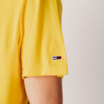 T-shirt Tommy Hilfiger Jeans TJM CLSC GRAPHIC SIG Giallo - Foto 4