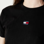 T-shirt Tommy Hilfiger Jeans TJW CLS XS BADGE TEE Nero - Foto 2
