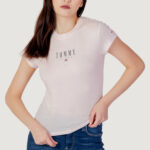 T-shirt Tommy Hilfiger Jeans TJW BBY ESSENTIAL LO Rosa - Foto 1