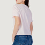 T-shirt Tommy Hilfiger Jeans TJW CLS XS BADGE TEE Rosa - Foto 4