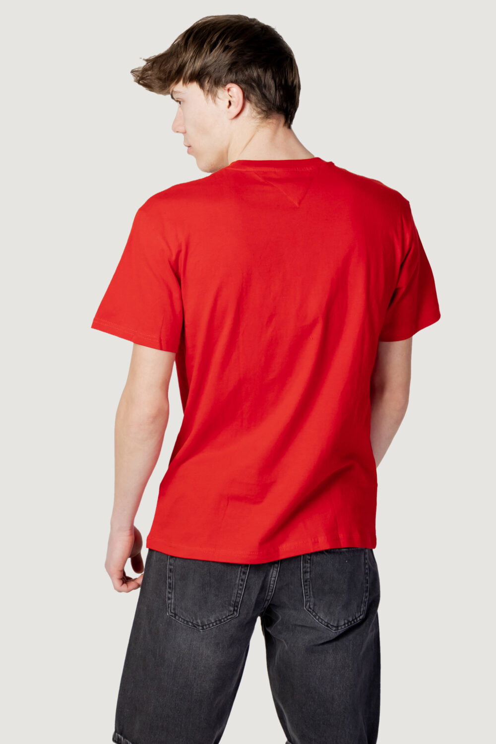 T-shirt Tommy Hilfiger Jeans TJM CLSC GRAPHIC SIG Rosso - Foto 3