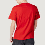 T-shirt Tommy Hilfiger Jeans TJM CLSC GRAPHIC SIG Rosso - Foto 3