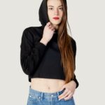 T-shirt manica lunga Calvin Klein Jeans RIB MIX SLEEVES MILA Nero - Foto 1