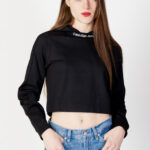T-shirt manica lunga Calvin Klein Jeans RIB MIX SLEEVES MILA Nero - Foto 5