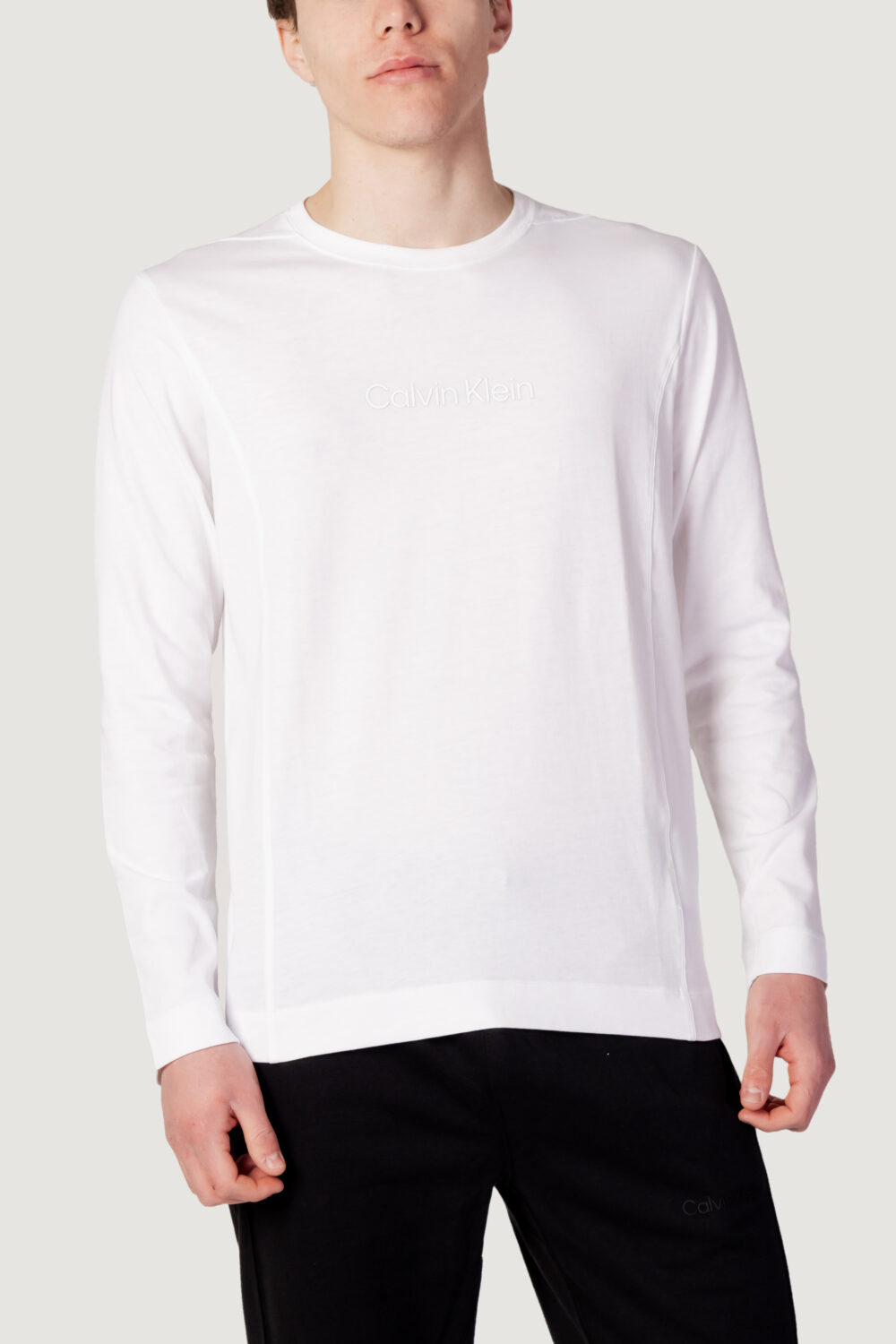 T-shirt manica lunga Calvin Klein Sport PW - LS TEE Bianco - Foto 1