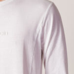 T-shirt manica lunga Calvin Klein Sport PW - LS TEE Bianco - Foto 4