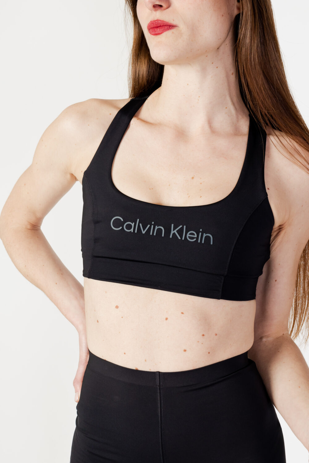 Top Calvin Klein Sport Medium Support Nero - Foto 1