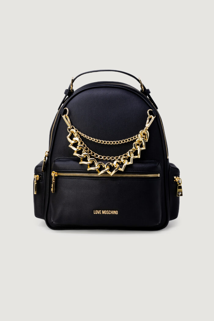 Zaino Love Moschino CATENA ORO Nero – 102468