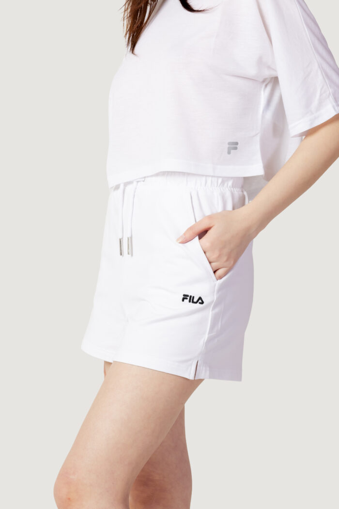 Bermuda Fila BRANDENBURG high waist shorts Bianco – 110849