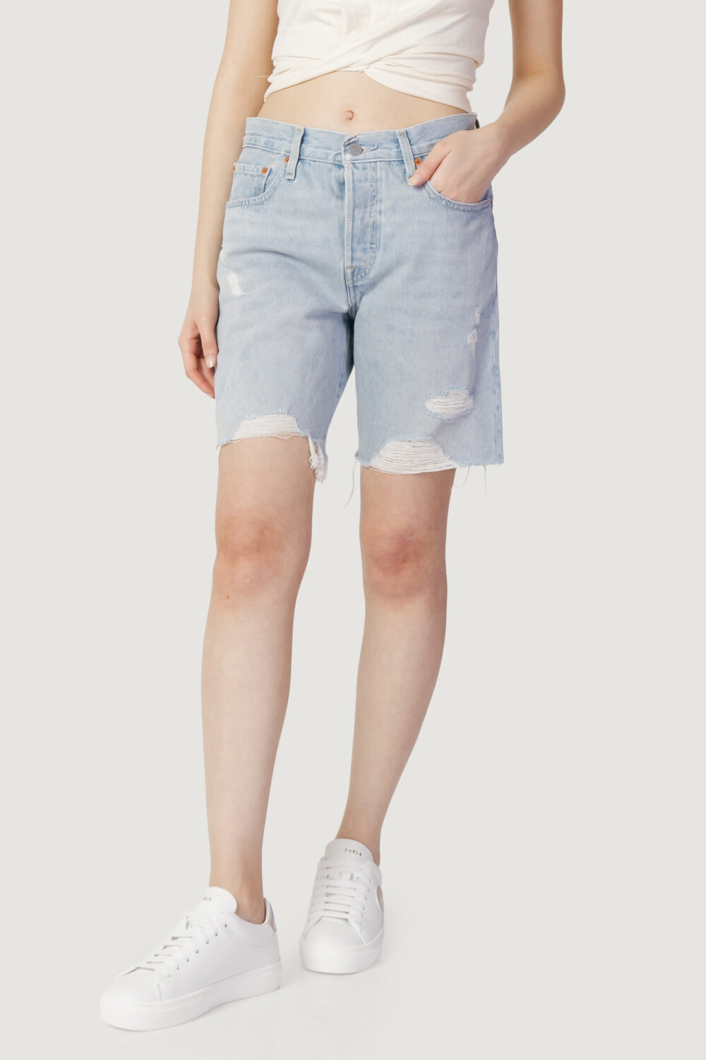 Bermuda Levi's® 501 '90S Denim chiaro - Foto 2