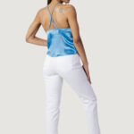 Top Calvin Klein Jeans OPEN BACK STRAPPY TO Blu - Foto 4
