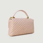 Borsa Pinko CLASSIC LADY LOVE PUFF CHEVRON Rosa Cipria - Foto 4