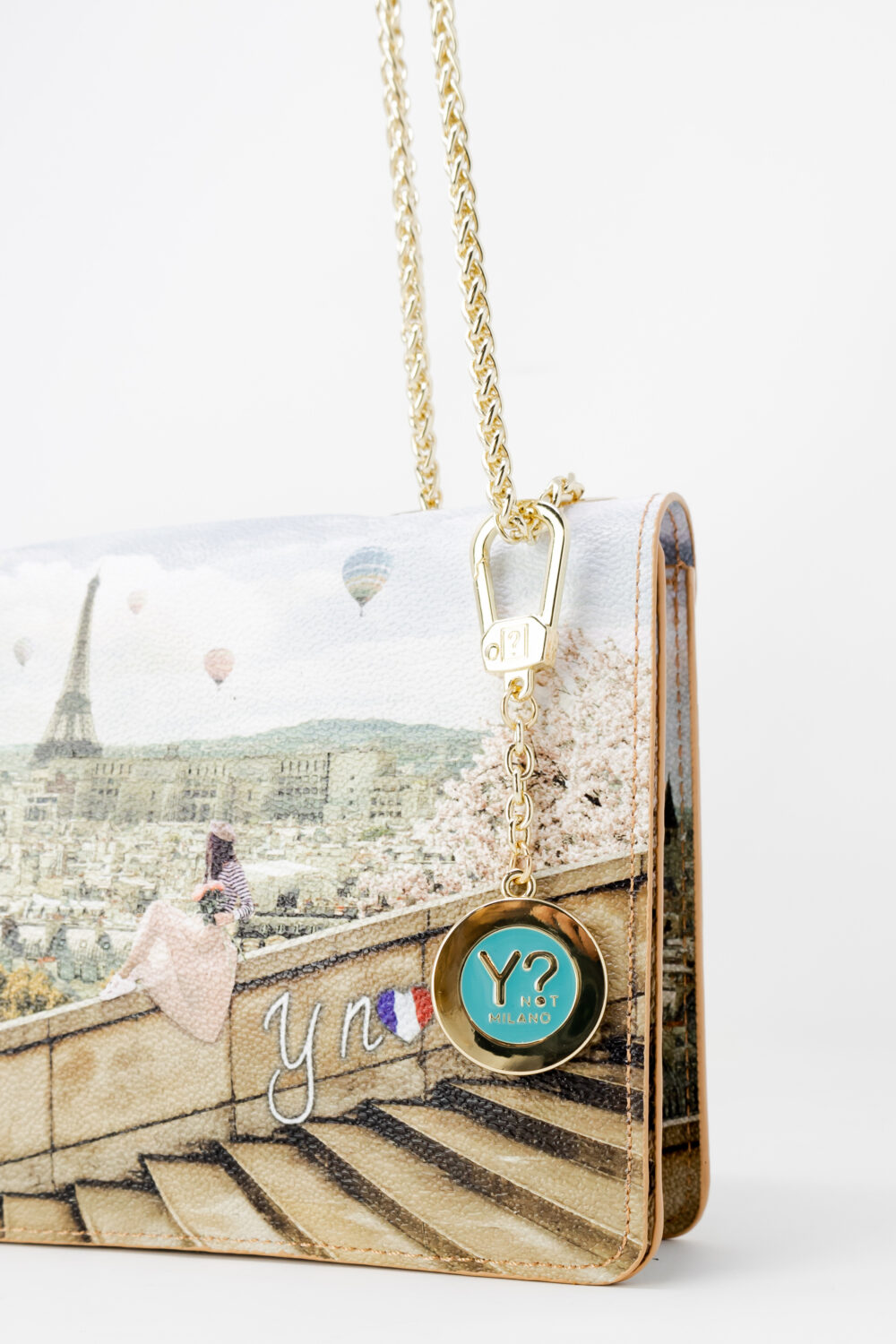 Borsa Y Not? MEDIUM FLAP Parigi - Foto 3