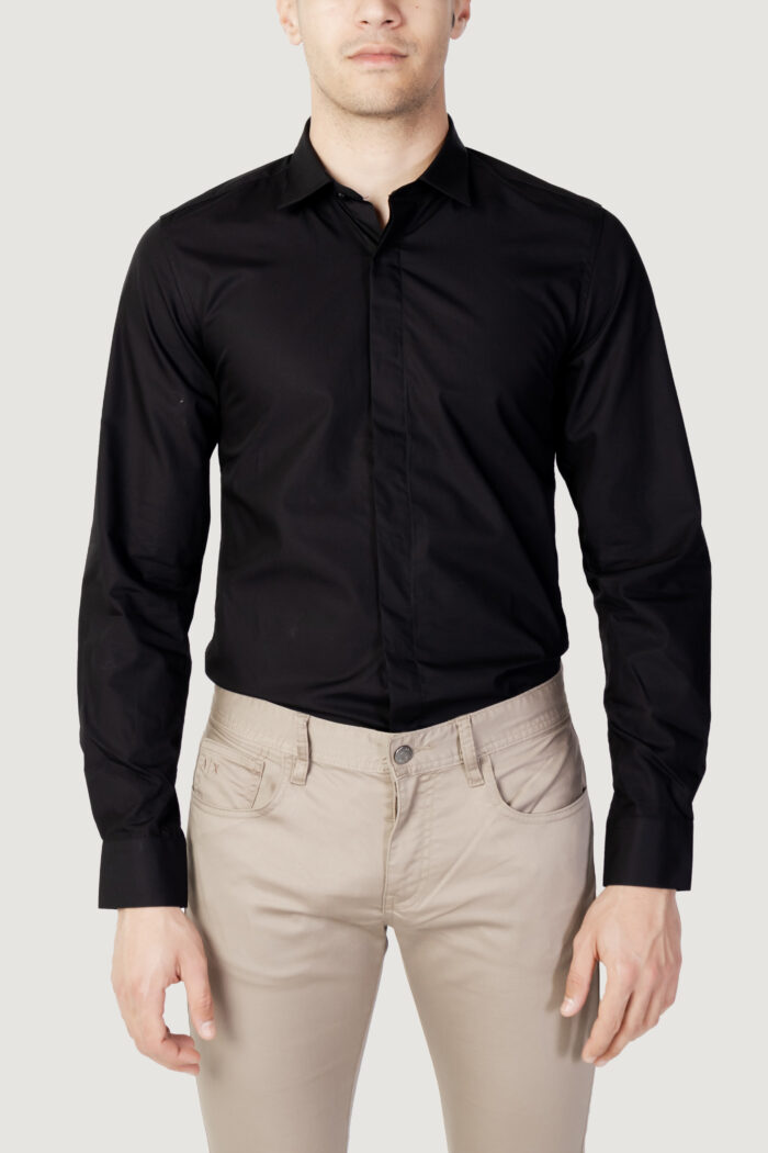 Camicia manica lunga Antony Morato LONDON SLIM FIT Nero – 102488