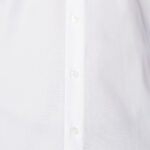 Camicia manica lunga Calvin Klein POPLIN STRETCH SLIM SHIRT Bianco - Foto 4
